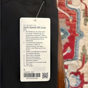 Lululemon Swift Speed HR crop 21” leggings